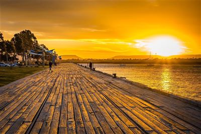 Sonnenuntergang in Port Augusta